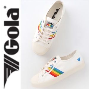🆕 Gola Coaster Rainbow Off White Sneakers